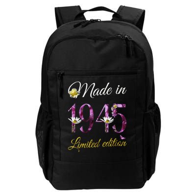 Made In 1945 - 80 Year Old Floral 1945 80th Birthday Backpack