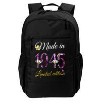 Made In 1945 - 80 Year Old Floral 1945 80th Birthday Backpack