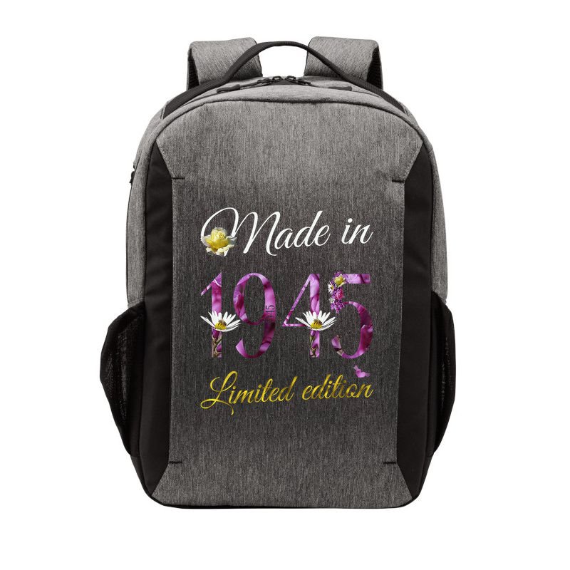 Made In 1945 - 80 Year Old Floral 1945 80th Birthday Vector Backpack