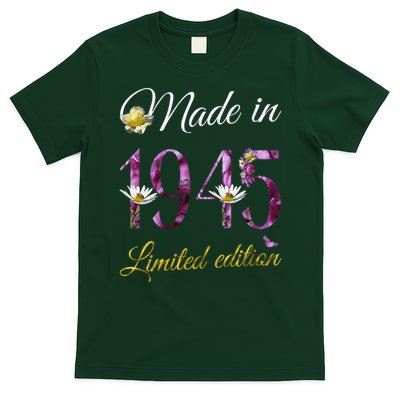 Made In 1945 - 80 Year Old Floral 1945 80th Birthday T-Shirt