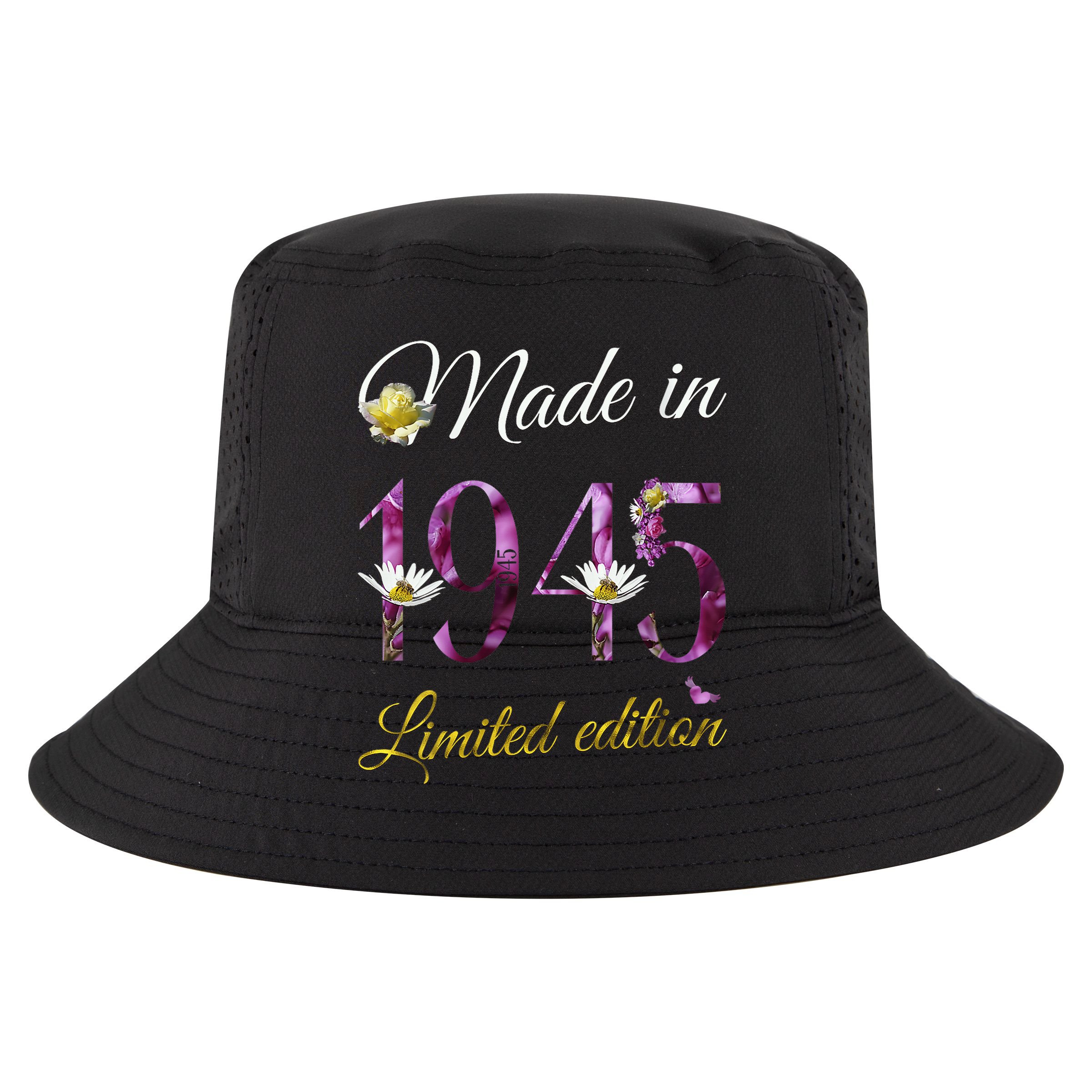 Made In 1945 - 80 Year Old Floral 1945 80th Birthday T-Shirt