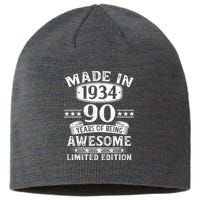 Made In 1934 90 Years Of Being Awesome Limited Edition 90th Birthday Sustainable Beanie