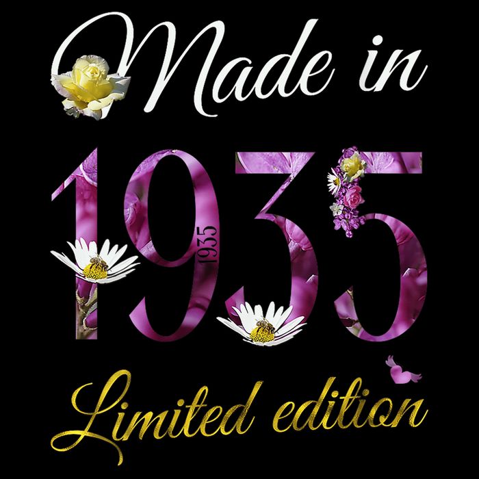 Made In 1935 - 90Year Old Floral 1935 90th Birthday Impact Tech Backpack