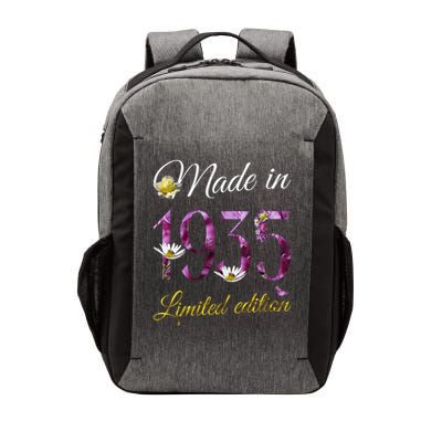 Made In 1935 - 90Year Old Floral 1935 90th Birthday Vector Backpack