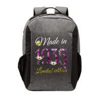 Made In 1935 - 90Year Old Floral 1935 90th Birthday Vector Backpack