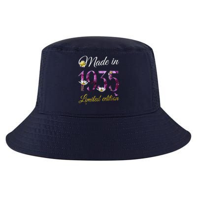 Made In 1935 - 90Year Old Floral 1935 90th Birthday Cool Comfort Performance Bucket Hat