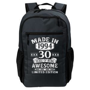 Made In 1994 30 Years Of Being Awesome Limited Edition 30th Birthday Daily Commute Backpack