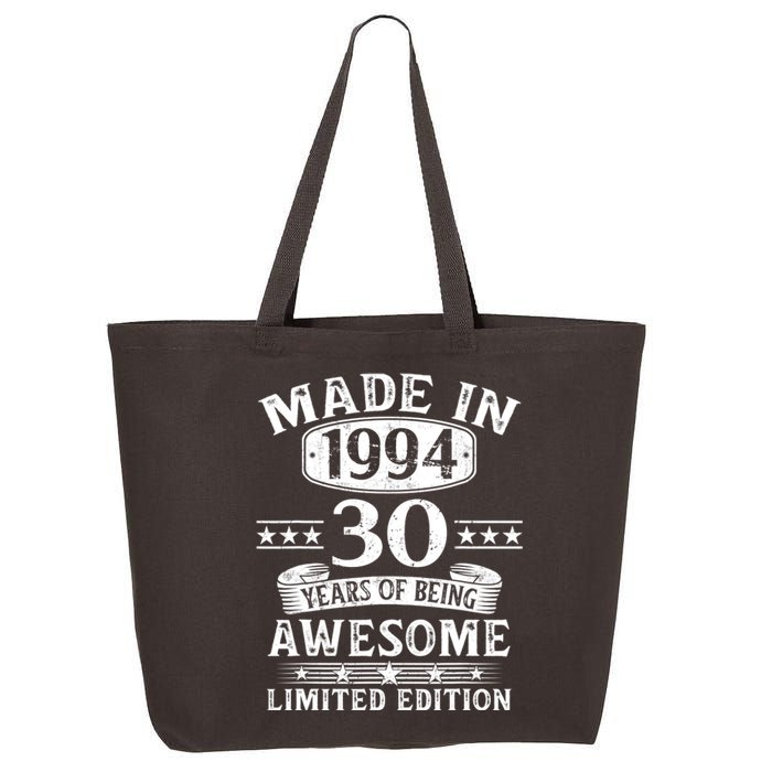 Made In 1994 30 Years Of Being Awesome Limited Edition 30th Birthday 25L Jumbo Tote