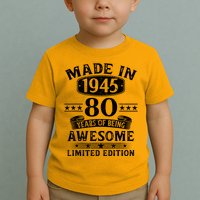 Made In 1945 80 Years Old Gifts 80th Birthday Gift Toddler T-Shirt