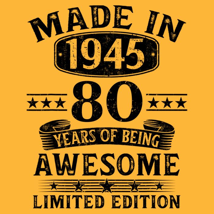 Made In 1945 80 Years Old Gifts 80th Birthday Gift Toddler T-Shirt