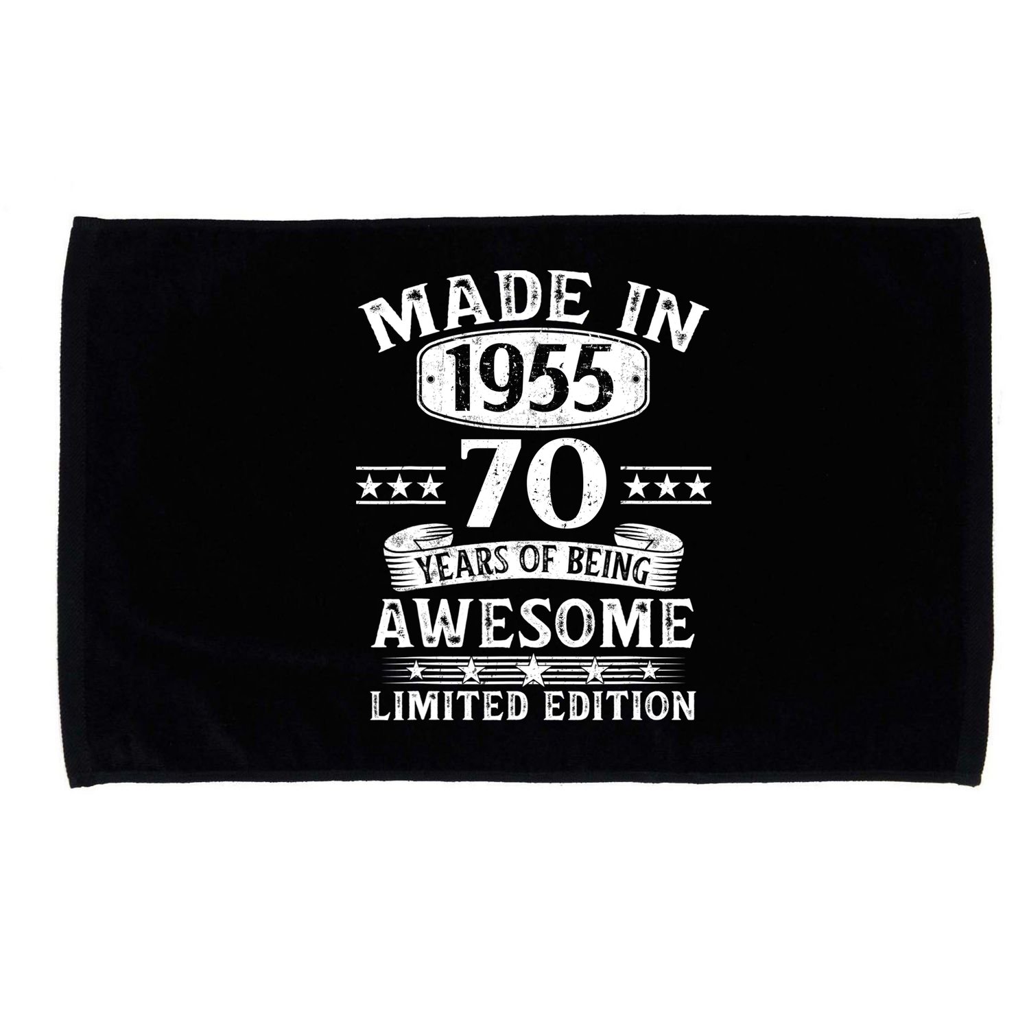 Made In 1955 70 Years Old Gifts 70th Birthday Gift Microfiber Hand Towel
