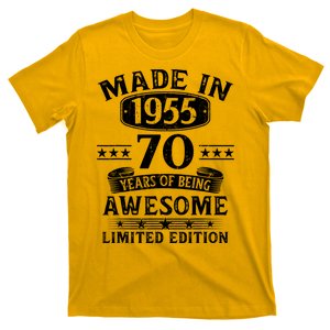 Made In 1955 70 Years Old Gifts 70th Birthday Gift T-Shirt