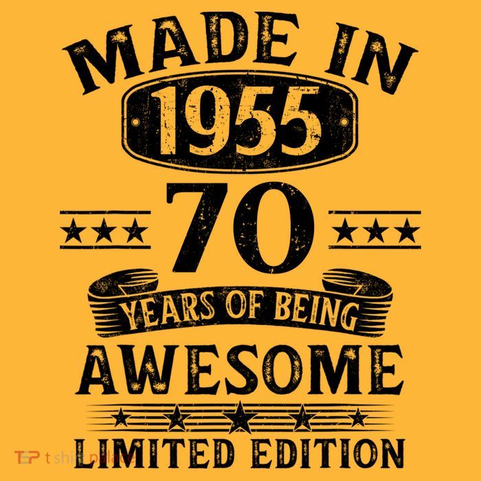 Made In 1955 70 Years Old Gifts 70th Birthday Gift Baby Bodysuit