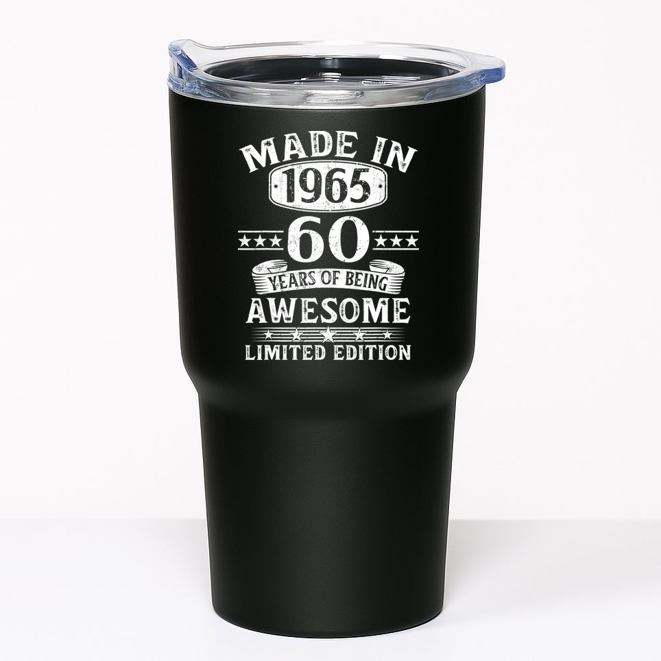 Made In 1965 60 Years Old Gifts 60th Birthday Gift Tumbler