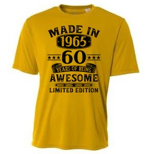 Made In 1965 60 Years Old Gifts 60th Birthday Gift Cooling Performance Crew T-Shirt