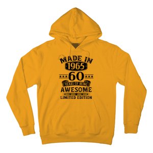 Made In 1965 60 Years Old Gifts 60th Birthday Gift Hoodie