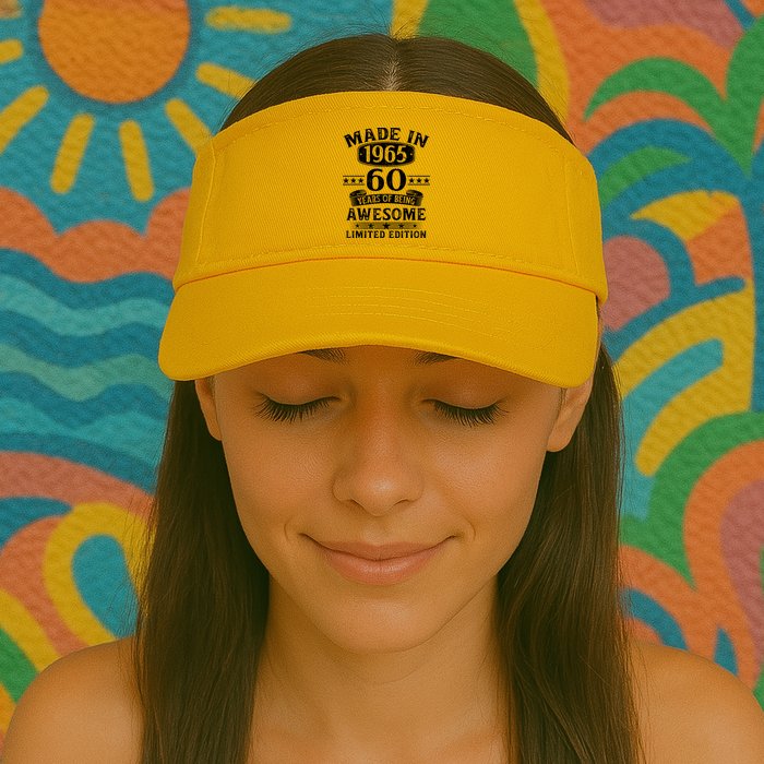 Made In 1965 60 Years Old Gifts 60th Birthday Gift Visor