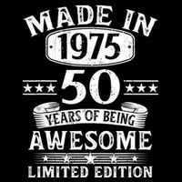 Made In 1975 50 Years Old Gifts 50th Birthday Gift Doggie Tank