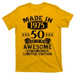 Made In 1975 50 Years Old Gifts 50th Birthday Gift T-Shirt