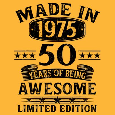 Made In 1975 50 Years Old Gifts 50th Birthday Gift T-Shirt