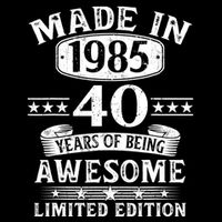Made In 1985 40 Years Old Gifts 40th Birthday Gift Tank Top