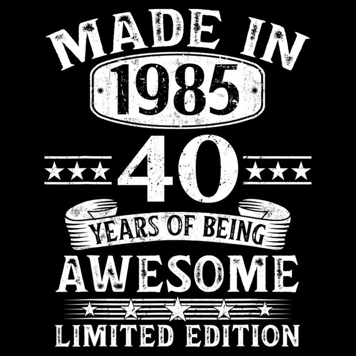 Made In 1985 40 Years Old Gifts 40th Birthday Gift Tank Top