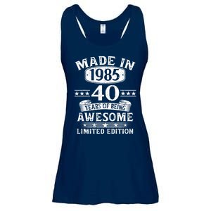 Made In 1985 40 Years Old Gifts 40th Birthday Gift Ladies Essential Flowy Tank