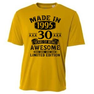 Made In 1995 30 Years Old Gifts 30th Birthday Gift Cooling Performance Crew T-Shirt