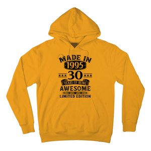 Made In 1995 30 Years Old Gifts 30th Birthday Gift Hoodie