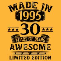 Made In 1995 30 Years Old Gifts 30th Birthday Gift Polo