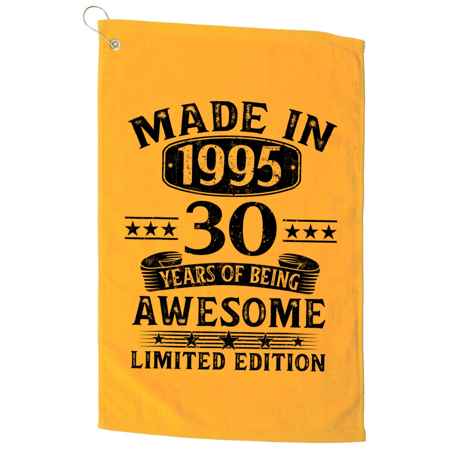 Made In 1995 30 Years Old Gifts 30th Birthday Gift Golf Towel