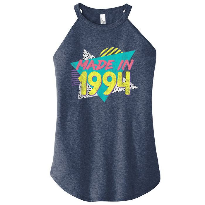 Made In 1994 Retro Vintage 29th Birthday Women’s Perfect Tri Rocker Tank