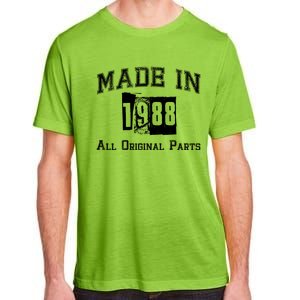 Made In 1988 Funny Anniversary Gift Adult ChromaSoft Performance T-Shirt