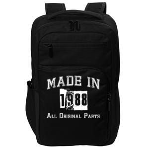 Made In 1988 Funny Anniversary Gift Impact Tech Backpack