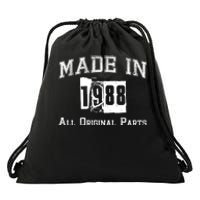 Made In 1988 Funny Anniversary Gift Drawstring Bag