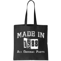 Made In 1988 Funny Anniversary Gift Tote Bag