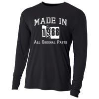 Made In 1988 Funny Anniversary Gift Cooling Performance Long Sleeve Crew