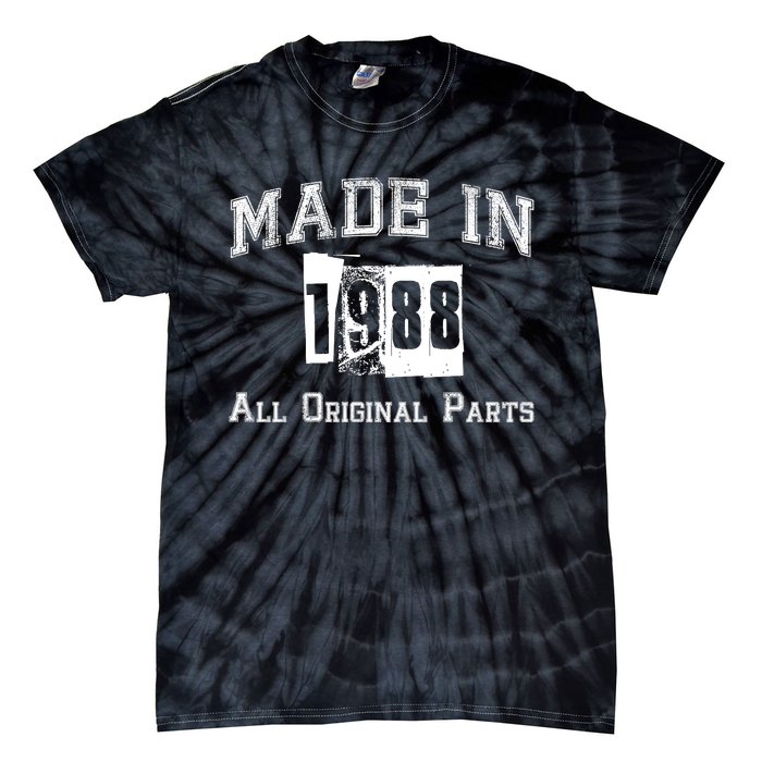 Made In 1988 Funny Anniversary Gift Tie-Dye T-Shirt