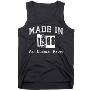 Made In 1988 Funny Anniversary Gift Tank Top