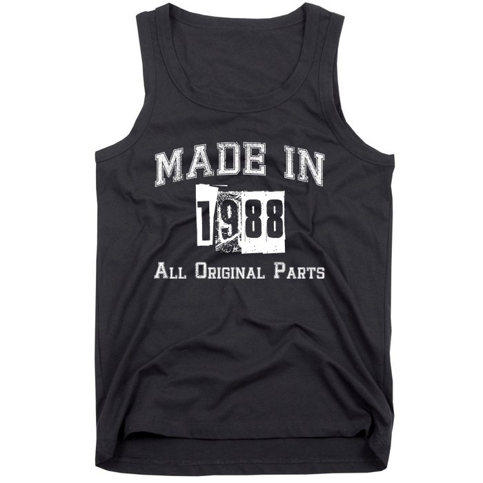 Made In 1988 Funny Anniversary Gift Tank Top