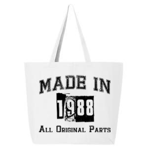 Made In 1988 Funny Anniversary Gift 25L Jumbo Tote