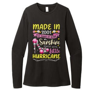 Made In 2001 22 Year Old 22nd Birthday Gift For Women Womens CVC Long Sleeve Shirt