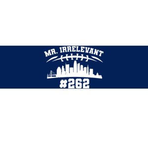 Mr. Irrelevant #262 San Francisco Football Bumper Sticker