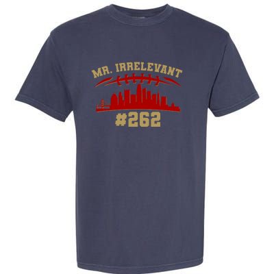 Mr. Irrelevant #262 San Francisco Football Team Colors Garment-Dyed Heavyweight T-Shirt