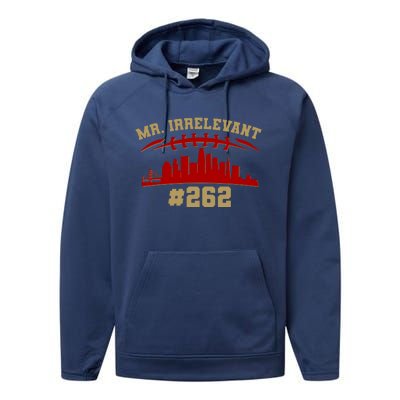 Mr. Irrelevant #262 San Francisco Football Team Colors Performance Fleece Hoodie