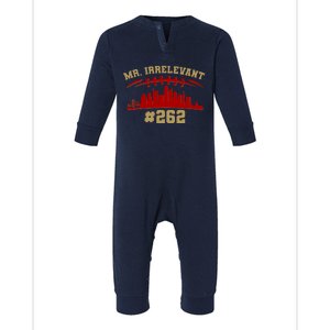 Mr. Irrelevant #262 San Francisco Football Team Colors Infant Fleece One Piece