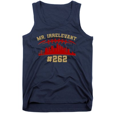 Mr. Irrelevant #262 San Francisco Football Team Colors Tank Top