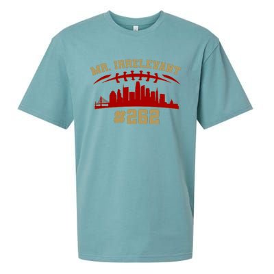 Mr. Irrelevant #262 San Francisco Football Team Colors Sueded Cloud Jersey T-Shirt