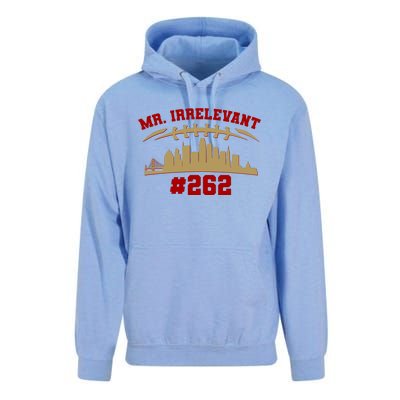 Mr. Irrelevant #262 San Francisco Football Team Colors Unisex Surf Hoodie