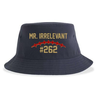 Mr. Irrelevant #262 San Francisco Football Fan Sustainable Bucket Hat